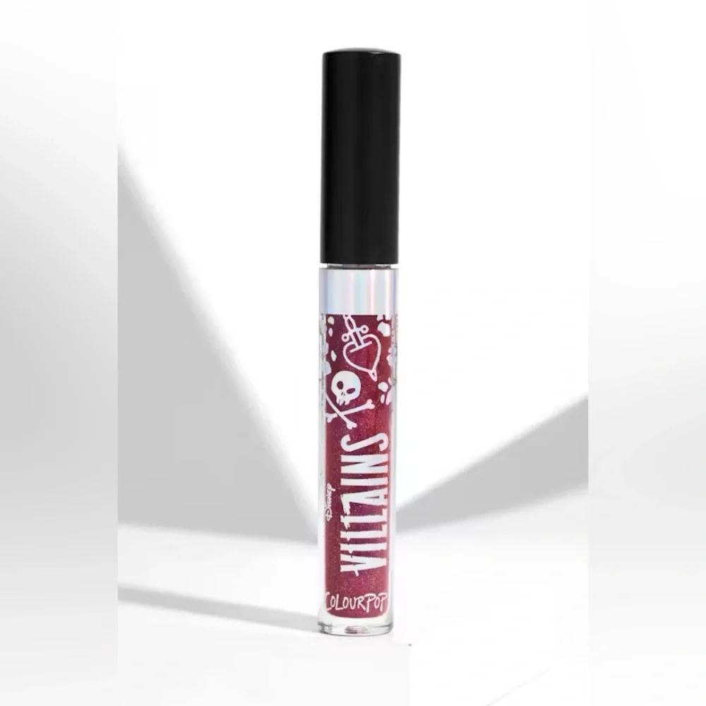 Colourpop Disney Villains Ultra Glossy Lip Gloss Bad Apple Cranberry Red NWOB